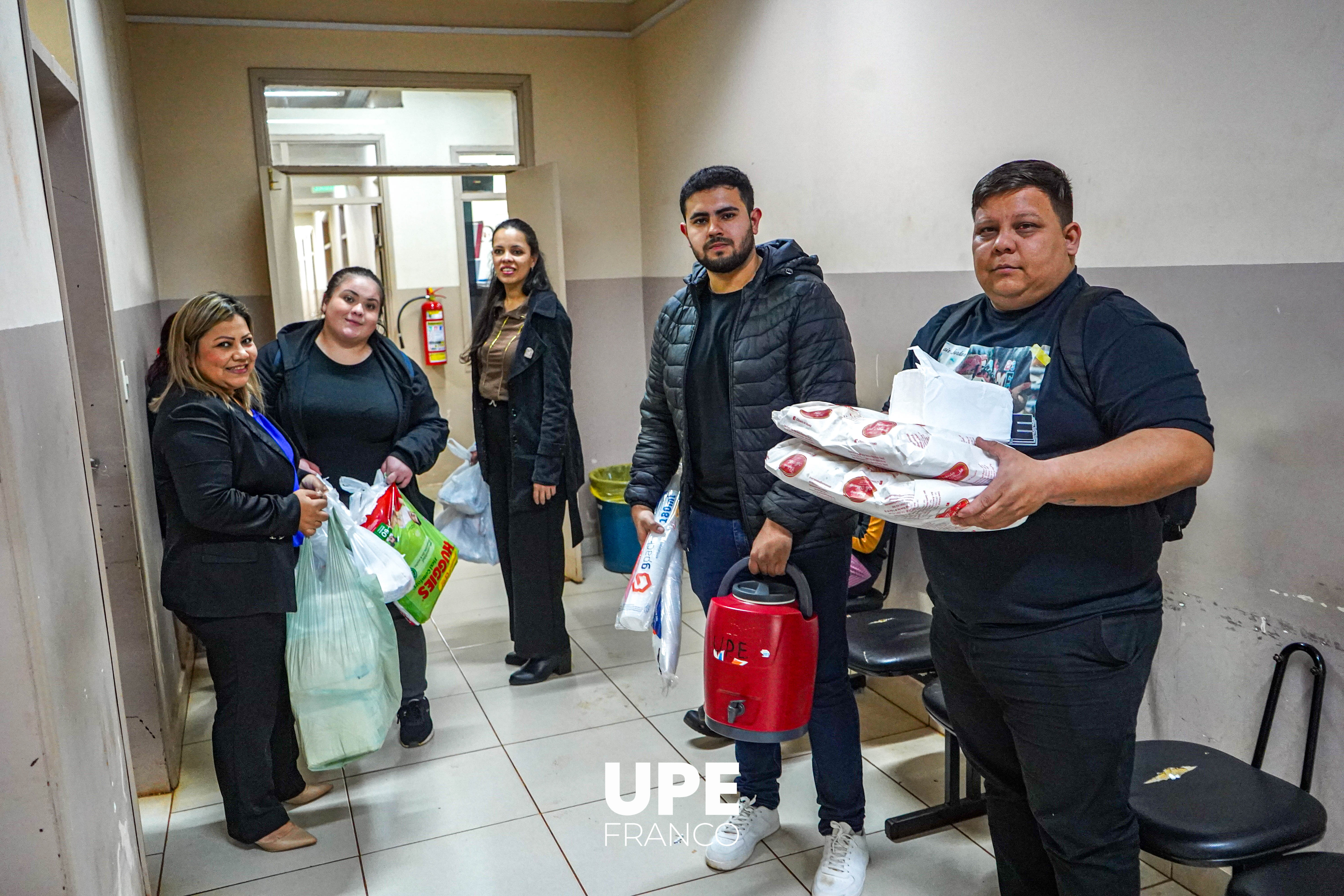Solidaridad universitaria en Acción: La UPE FRANCO entregó donaciones recaudadas en el Día de la Bondad
